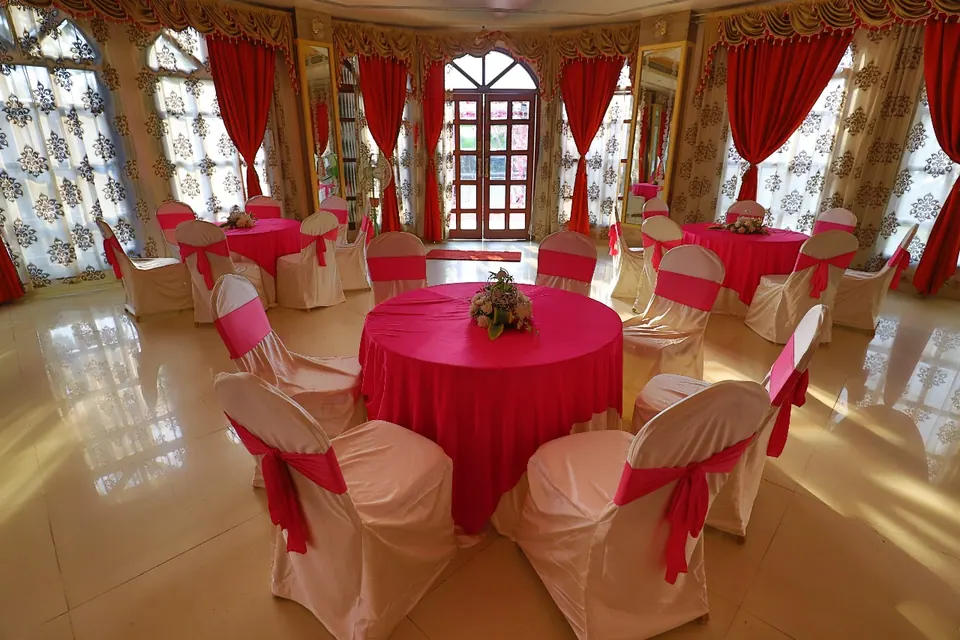 Engagement & Ring Ceremony Hall setup at Tithee Banquets